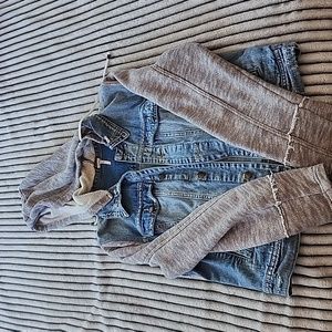 Free People Distressed Jean Jacket